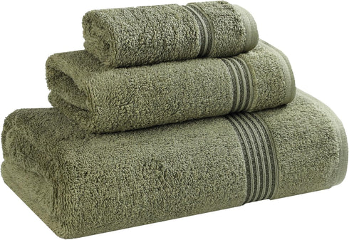 3-Piece Set, 1 1 1 Superior Egyptian Cotton Towel Assorted Towels, Home Bathroom, Master, Guest Bath, Decor Essentials