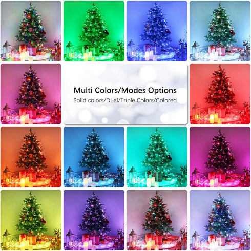 66ft 200 Dimmable Brizled Color Changing Fairy Lights, LED Easter Fairy Lights with Remote, Pastel Twinkle Light