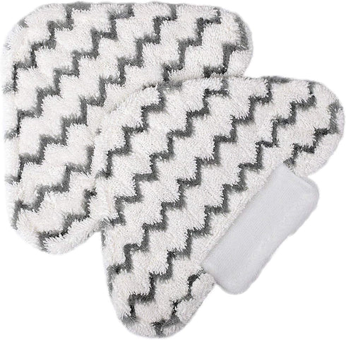 Meriton Washable Triangle Replacement Steam Mop Pads, Fits Shark Lift-Away/Genius, 2 Pack
