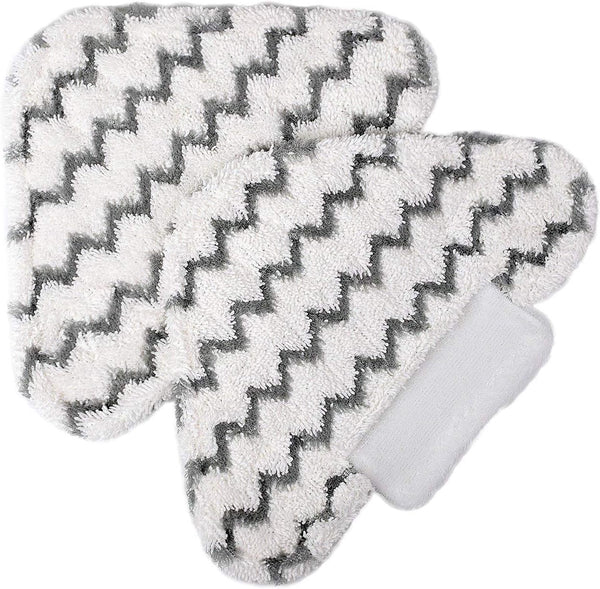 Meriton Washable Triangle Replacement Steam Mop Pads, Fits Shark Lift-Away/Genius, 2 Pack