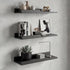 Set 3 Rebee Vision Modern Floating Shelves of : Farmhouse Wall Mounted Bedroom Decor Aesthetic for Multifunctional