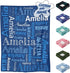 Vsmoedb Custom Baby Blanket with Name, Custom Name Blanket for Boys Girls,
