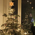 Brizled 9.25in Christmas Snowflake Tree Topper with 20 Warm White Lights, UL Certified Plug in Christmas Tree Decoration