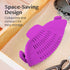 Kitchen Gizmo Snap N Strain Pot and Pasta Strainer - Adjustable Silicone Clip On Strainer for Pots, Pans, Bowls, Purple