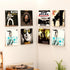 8 Pack 12" Album Album upsimples Vinyl Record Wall Mount Shelves, Vinyl Holder for Record Storage & Display, Clear