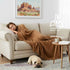 KyraHome 60"x80" 100% Summer Muslin Blankets for Adults, Large Cotton Throw Blanket, Plant Dyed Lightweight Breathable