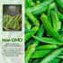 Packet 3 Pack Survival Garden Seeds - Emerald Okra Seed for Planting - with Instructions to Plant and Grow Tender
