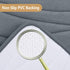 Buganda U-Shaped Toilet Rugs 24x20, Dark Grey, Ultra Soft & Absorbent Non-Slip Bath Mat, Machine Wash Dry