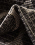Unique Loom 2' 7" x 4' 1" Outdoor Trellis Collection Area Rug in Hearth Black/Ivory