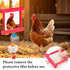 9 PCS Chicken Coop Toys, Chicken Swing Toys for Chickens Xylophone Mirror with Bell Hanging Vegetable Fruits Skewers