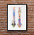 Dignovel Studios 11X14 DN529 Unframed Human Spine Bone Anatomy Medical Doctor Watercolor Art Print Poster Housewarming