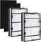 HAPF600 True HEPA Filters Replacement for Holmes Air Purifier Filter B, Includes 2 HEPA Filters & 2 Carbon Filters
