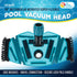 14" Swimming Swimming U.S. Pool Supply Professional Rectangular Weighted Super Flexible Pool Vacuum Head with Side