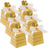 Cyblinia 50 Pack Bee Party Favor Boxes, Paper Beehive Gift Box for Birthday Party Supplies