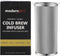 MODERNJOE'S Premium Infuser Cold Brew Coffee Maker for 1 Quart Wide Mouth Mason Jars, Heavy Duty 100 Micron Mesh