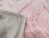 Set 2 28x28,Soft of Faux Fur Extra Large Pink Throw Pillow Covers Checkborad Pattern Decorative Boho Pillow Cover Case