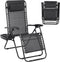 Zero Gravity Chair Folding Lounge Chair Lawn Chair Adjustable Camping Reclining Chair