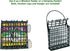 Wildlife Sciences Window Suet Feeder Cage Suet Cake Combo for Wild Birds | includes 1 Window Feeder and 11 ounce Peanut Suet Cake