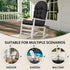 mudilun Outdoor Adirondack Chair Cushion High Weather Resistant Tufted Waterproof Lounge Cushion Anti-Slip Thickened