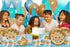 Milk and Cookies Birthday Party Supplies Set - Plates, Napkins, Cups Tableware Kit for 16 Guests