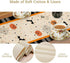 Nitmbi 13x72inch Halloween Table Runner,Buffalo Plaid Gnome Bat Pumpkin Ghost Pattern Retro Table Runner for Coffee