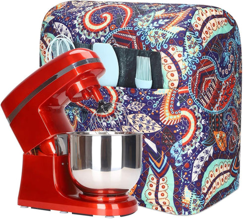Kitchen Aid Mixer Cover, Compatible with 5-8 Quart Kitchenaid Hamilton Mixers, with Pockets