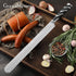 Carving Knife, 12 Inch Slicing Knife for Meat, Premium German Steel Brisket Knife with ABS Handle, Sheath & Case