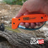 AccuSharp Knife Sharpener, Ergonomic Handle, Compact & Easy to Use, Blaze Orange