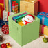 ShellKingdom Storage Bins, Foldable Fabric Storage Cubes, 2 Pack for Closet and Toys Storage, Green