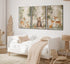 3Pcs MIZILI Woodland Animal Nursery Canvas wall art Wild Animals Forest Paintings Pictures Wall Decor Fox Bear Deer