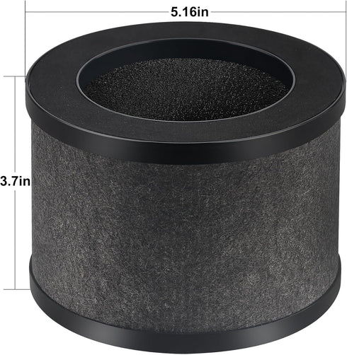 TZ-K1 Replacement Filter for ToLife TZ-K1 Air Purifier, AROEVE MK01 MK06, 3-in-1 H13 True HEPA Filter
