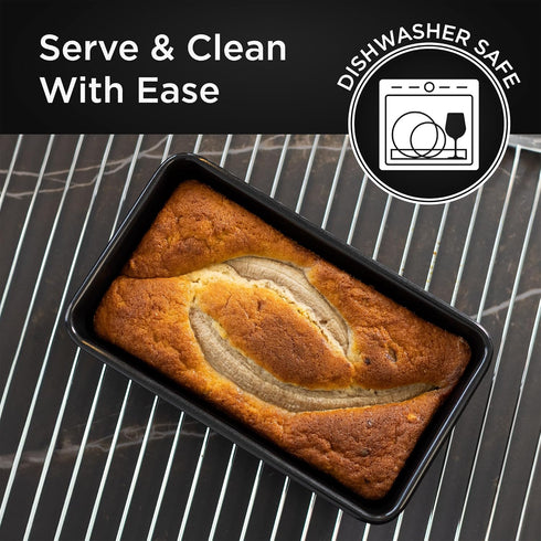 Wrenbury Large 2lb Non Stick Loaf Pan for Baking Bread, Heavy Gauge Carbon Steel