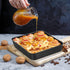 E-far 9x9 Baking Pan, Nonstick Square Cake Pan with Stainless Steel Core, Black Metal Bakeware for Brownies