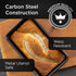 Wrenbury Large 2lb Non Stick Loaf Pan for Baking Bread, Heavy Gauge Carbon Steel