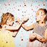TecUnite Round Tissue Paper Confetti Dots, 1.76 oz (Rose Gold Confetti, 1.5 cm) for Wedding Birthday Party Decoration