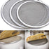 Pizza Screen, 3PCS Aluminum Alloy Seamless Non Stick Mesh Net Baking Tray for Oven, BBQ