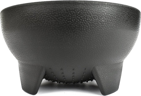 Set of 6 Black Salsa Bowls, 4.5" Diameter, 12 oz, Perfect for Dips and Sauces