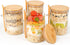Xileanalee Lids,4 Pack 18oz Overnight Oats Containers with Overnight Oats Jars with Spoons,Salad Meal Prep Jar