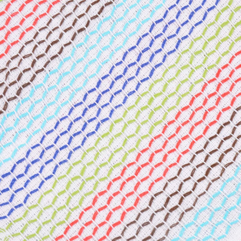 Kitchen Dish Cloths 100% Cotton Tea Towels, Soft and Absorbent, Machine Washable Set of 8 Multi Colors