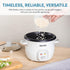 Aroma Housewares Rice & Grain Cooker - 4-Cups (Cooked) / 1Qt. (ARC-302NG), White