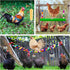 HZxoAxo 12PCS Longer Chain Chicken Toys for Coop Accessories,Xylophone Swing Flexible Ladder String Bag Vegetable