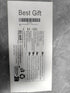 Matte Black Serving Fork, 9.5-inch Stainless Steel Large Serving Fork, Heavy Duty, Satin Finish, Set of 3