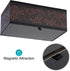 Sumnacon Rectangular Leather Tissue Box Cover – Stylish PU Tissue Box Holder with Magnetic Bottom for Home and Office