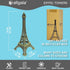allgala 10" Eiffel Tower Statue Decor - Alloy Metal, Bronze