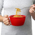 Sistema Microwave Collection Noodle Bowl - 1109ZS, 1 Count (Pack of 1), Red