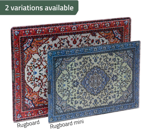 Peleg Design Rugboard Tempered Glass Cutting Board for Kitchen, Multi-Purpose Decorative Glass Chopping Board, 9.6 x