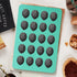 2Pack 20Cavity Zorazio Walnut Cookie Maker Silicone, Nonstick Oreshki Mold Maker for Baking, Walnut Silicone Mold