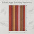 Set 6 20" X30 100% Urban Villa Kitchen Towels Harvest Stripes Towels of Cotton Highly Absorbent Quick Drying Dish