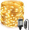 Efirisey Fairy Lights Plug in,99ft 300 LEDs Christmas Lights Indoor Outdoor Warm White