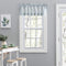 Ellis Curtain Plaza Stripe Tailored Valance - 58" x 15", Blue